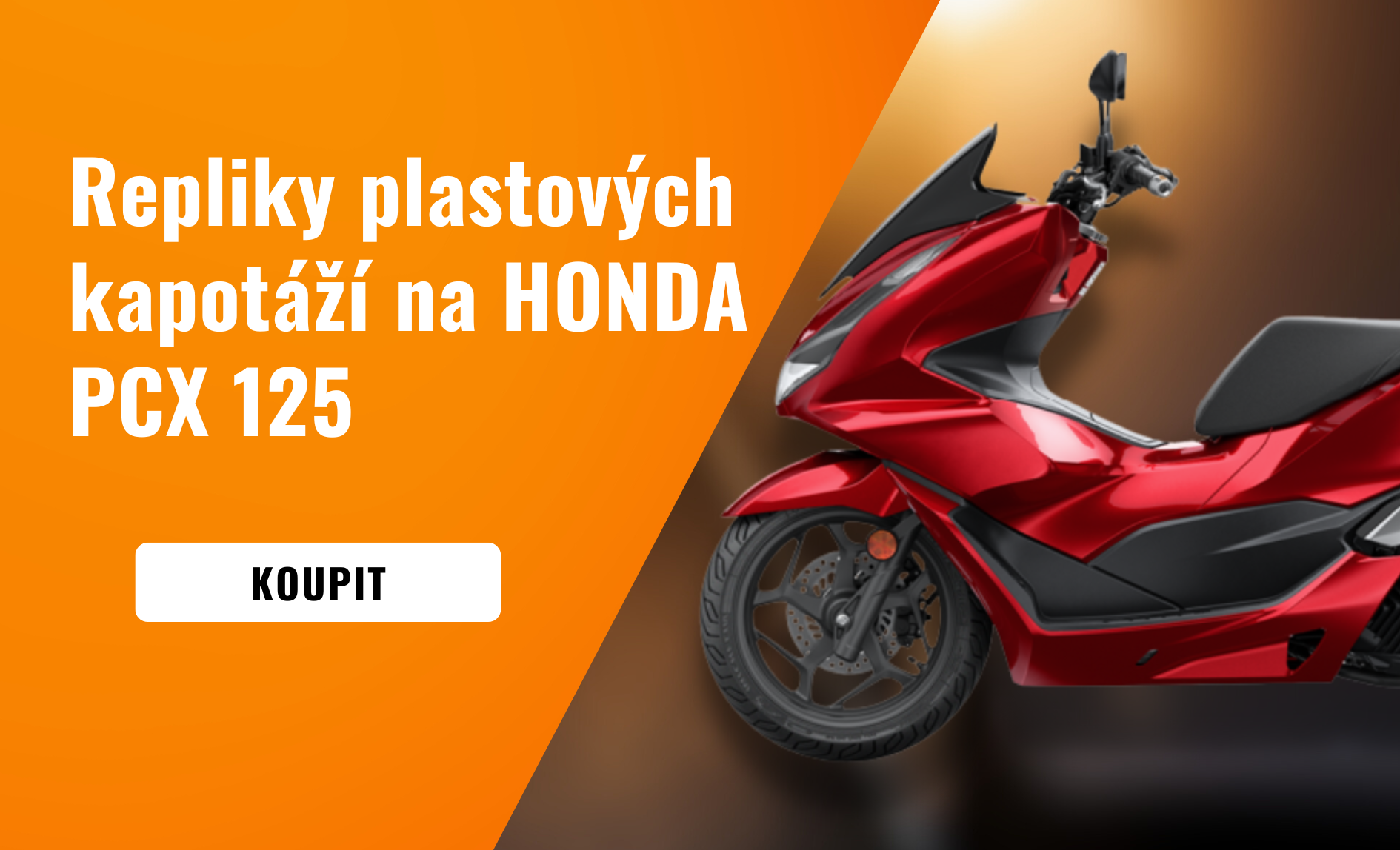 Plastové kapoty na Honda PCX
